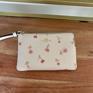 Coach Floral Wristlet Wallet